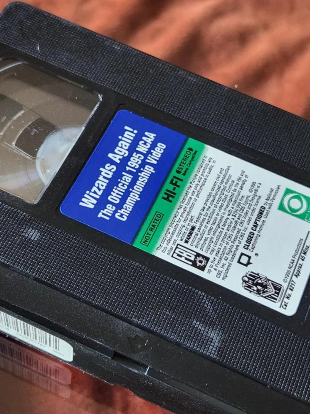 Wizards Again! Seattle Bruins Official 1995 Final Four NCAA Championship VHS